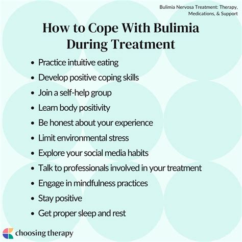 Bulimia Nervosa Treatment Medications Therapies Self Care And