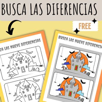 Busca Las Nueve Diferencias Espa Ol Spanish By Ccm Tpt