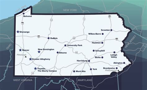 Campuses Located Within Southwestern Pennsylvania