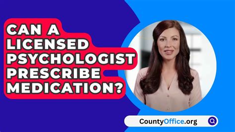 Can A Psychologist Prescribe Medication