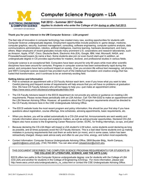 Can I Add Cs At Lsa On As A Double Major If I Didn Amp 39 T Get Cs Advance