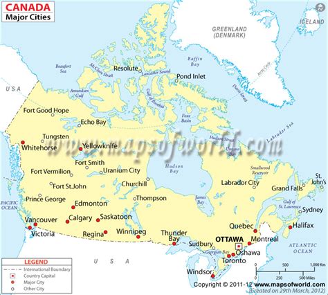 Top 5 Canadian Cities