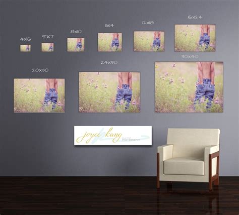 Canvas Size Comparison Photos Tid Bits And Advice Pinterest