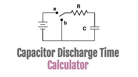 Capacitor Charge Discharge And Time Constant Calculator Electronics