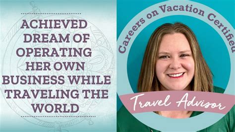 Careers On Vacation Review Elizabeth Youtube