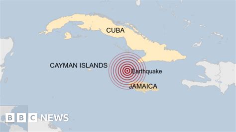 Caribbean Earthquake Of 7 7 Triggers Tsunami Warnings Bbc News