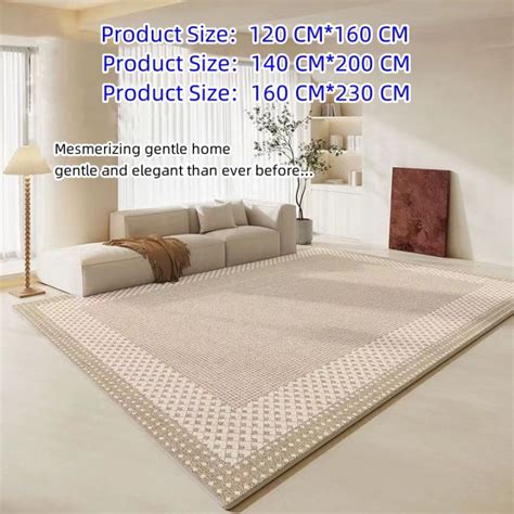 Carpet Living Room Big Size Coffee Table Bedroom Floor Mat European