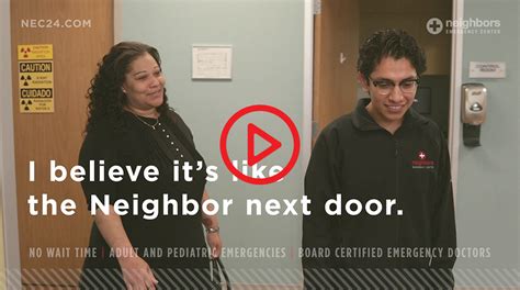 Case Study Neighbors Emergency Rooms