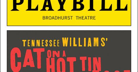 Cat On A Hot Tin Roof Broadway Broadhurst Theatre 2008 Playbill