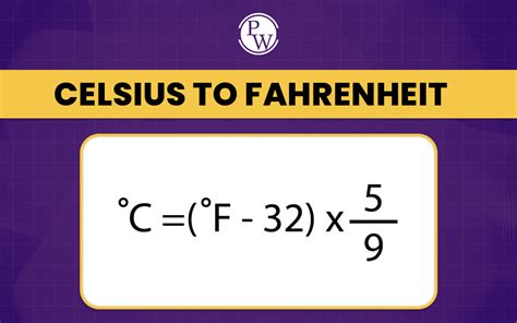 Celsius To Fahrenheit Conversion Simple Formula And Examples