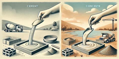 Cement Vs Concrete Difference And Comparison