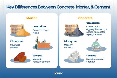 Cement Vs Mortar Vs Concrete Vs Grout 5 Important Key Differences
