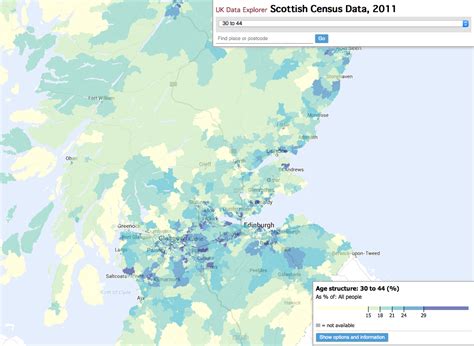 Census Map Scotland 2011