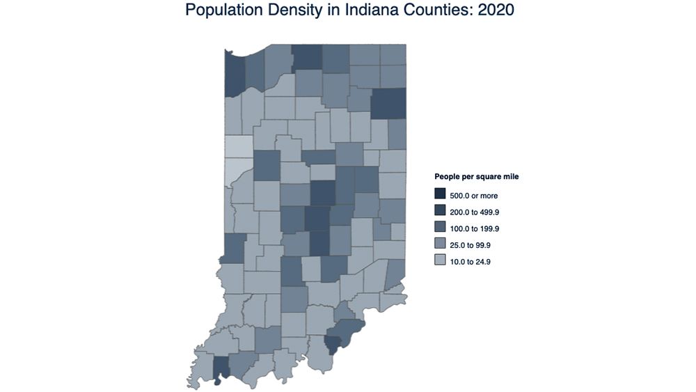 Census Shows Many Rural Indiana Counties Lost Population Indianapolis