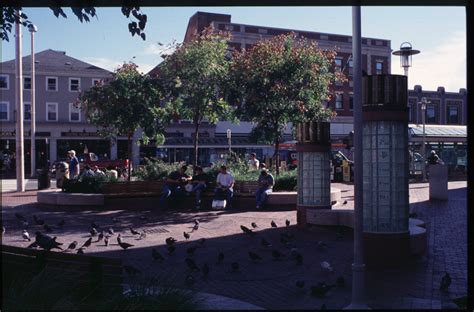 Central Square Cambridge 9 01 Plaza Outside Holmes Building