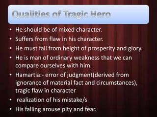 Characteristics Of Tragic Hero With Reference To Hamlet Dr Faus