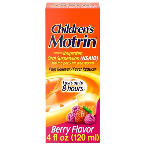Children S Motrin Children S Ibuprofen Oral Suspension Original Berry