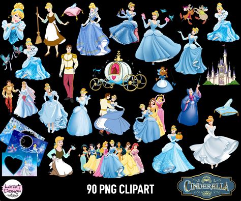 Cinderella Png Cinderella Clipart Instant Download Etsy Uk
