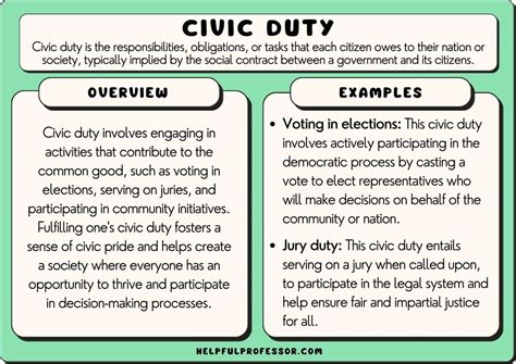 Civic Duties And Finding Meaning