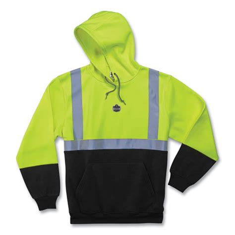Class 2 Hooded Sweatshirt Yellow Safety Supplies Unlimited