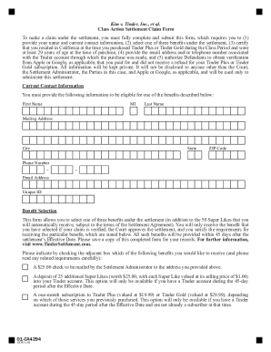 Class Action Lawsuit Settlements Claim Free Cash