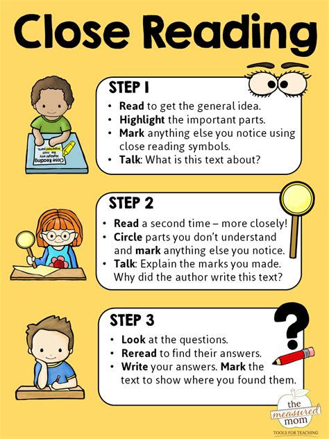 Close Reading Third Grade
