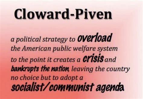 Cloward Piven Strategy Explained