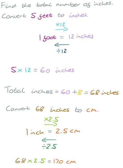 Convert 5 Feet To Inches Q9 Answers Paper 2 June 18 Aqa Gcse Maths