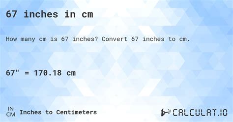 Convert 67 Cm To Inches 67 Cm In Inches How To Measure