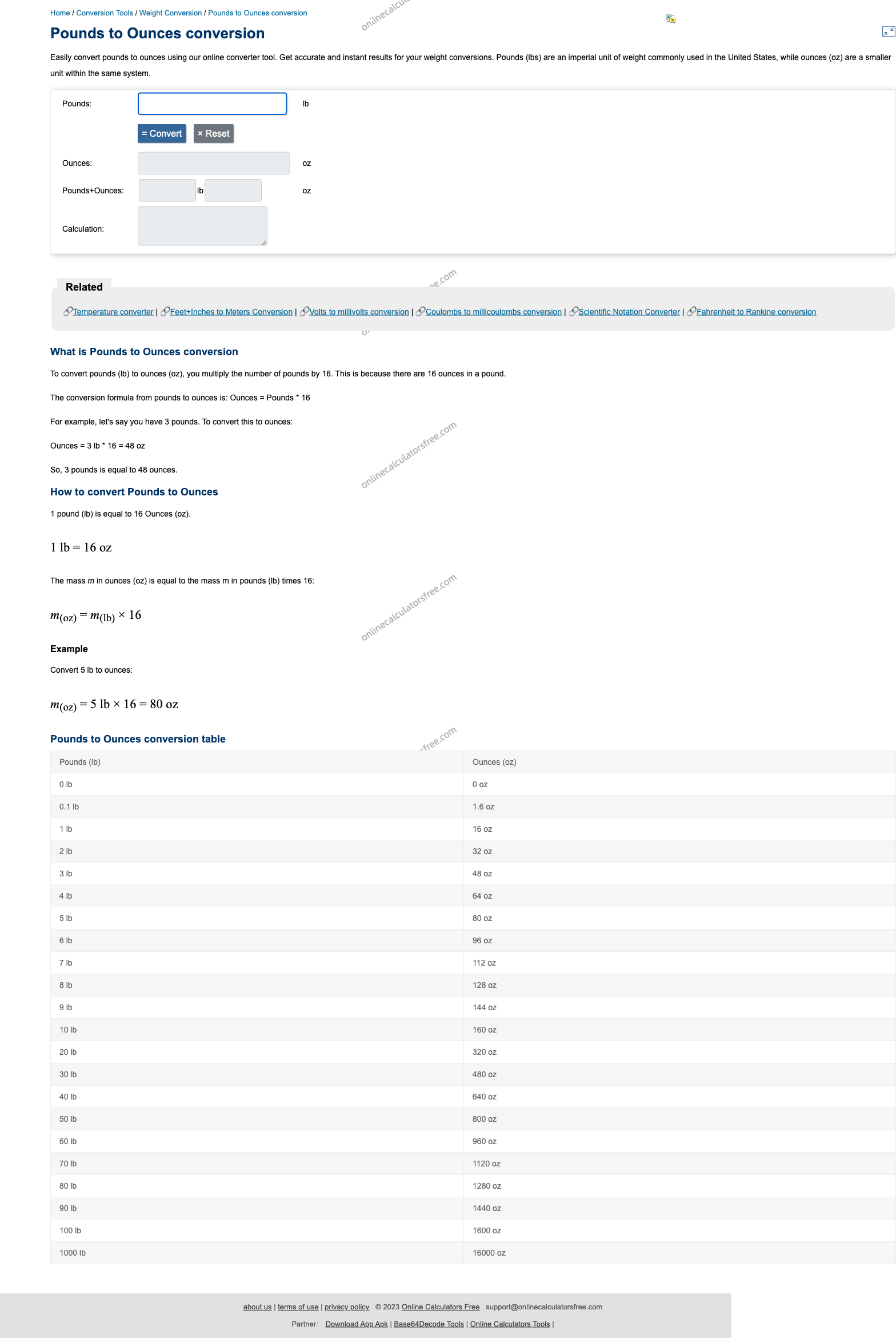 Convert Kg To Lbs Results In Pounds Lbs And Ounces Oz