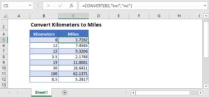 Convert Kilometers To Miles In Excel Google Sheets Automate Excel