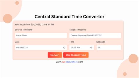 Convert Universal Time To Central Standard Time Outlet
