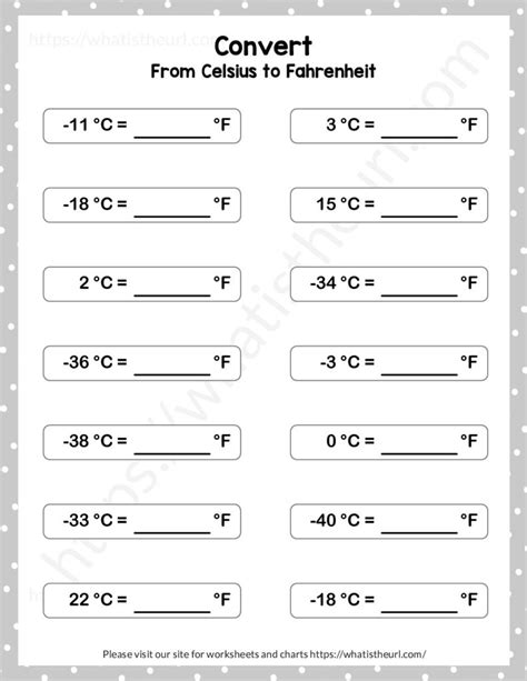 Converting Celsius To Fahrenheit A Worksheet For 3Rd 4Th Grade