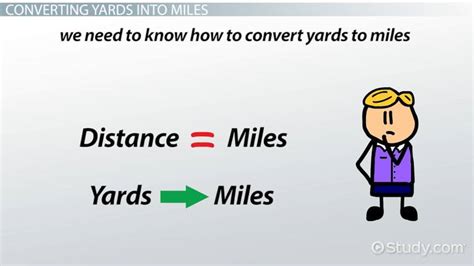 Converting Yards To Miles Lesson Study Com