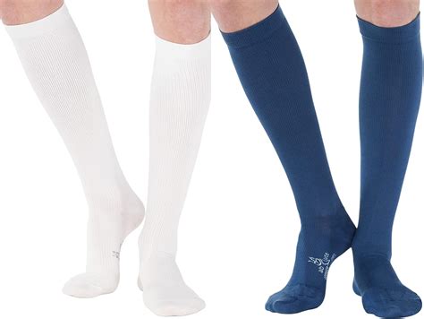 Cotton Compression Socks Made In The Usa Firm Graduated Medical