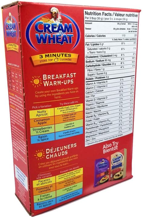 Cream Of Wheat Calories