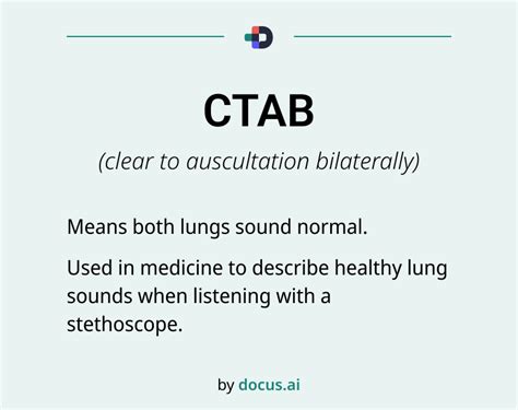 Ctab Medical Abbreviation