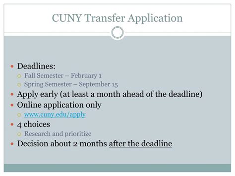 5 CUNY Transfer Tips