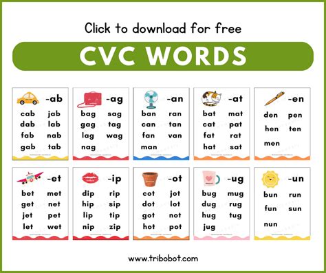 Cvc Words Tribobot X Mom Nessly