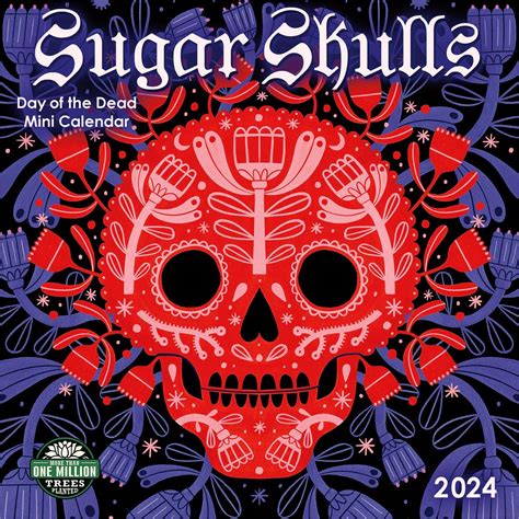 Day Of The Dead Sugar Skulls 2024 Wall Calendar By Amber Lotus