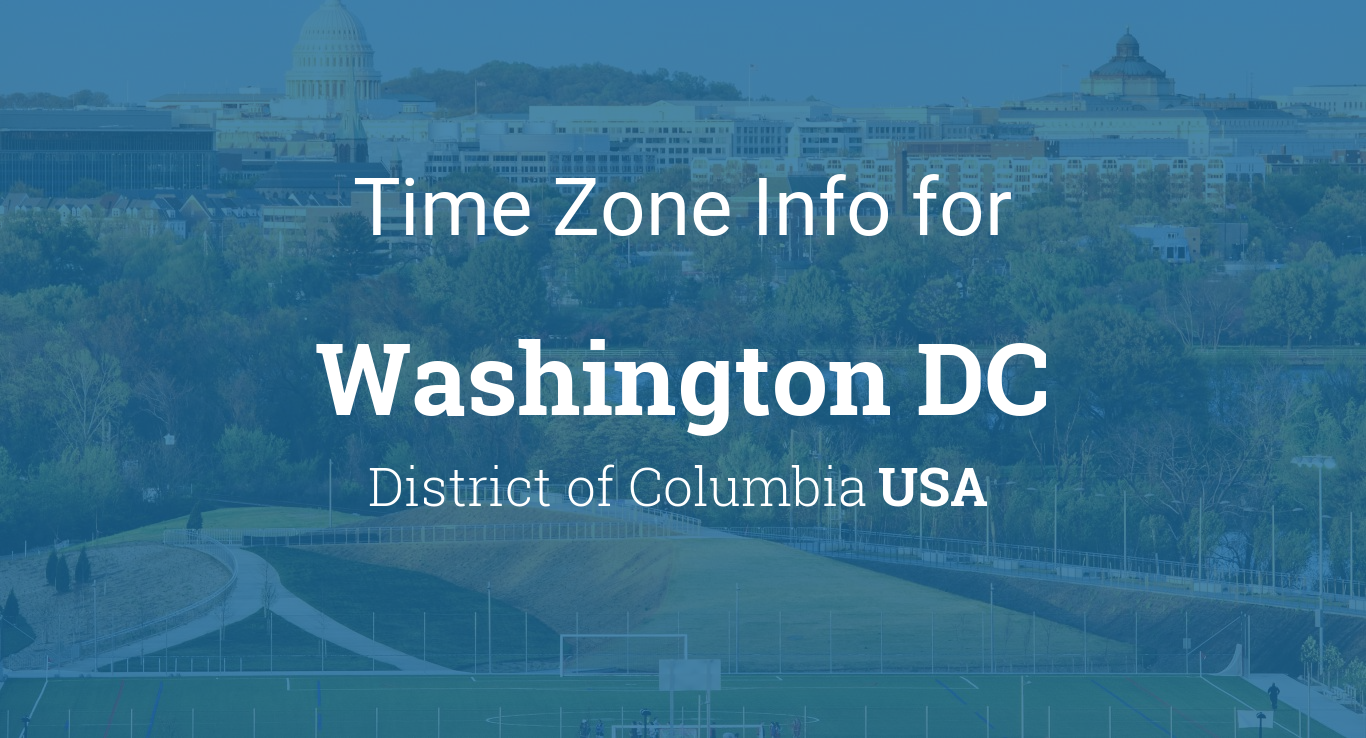 DC Time Zone Information