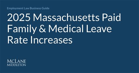 Deadlines Loom For Massachusetts Paid Family And Medical Leave Law