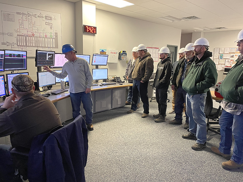 Deer Creek Station Hosts Tour For Aurora Volunteer Fire Department