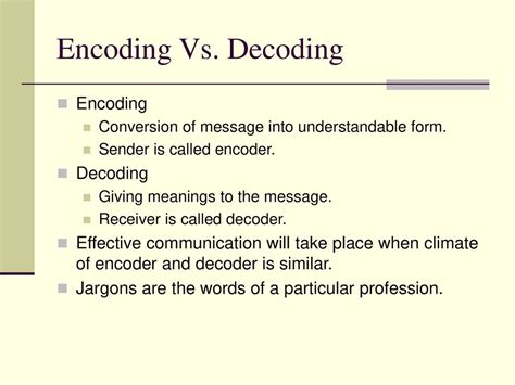 Definition Of Encoding Decoding Verbal Non Verbal Communication And