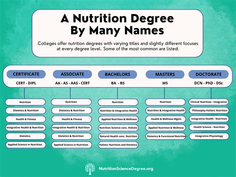 Degree In Nutrition And Dietetics