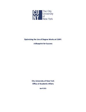 Degreeworks Cuny Fill Online Printable Fillable Blank Pdffiller