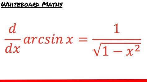 5 Ways Derivative Arcsinx