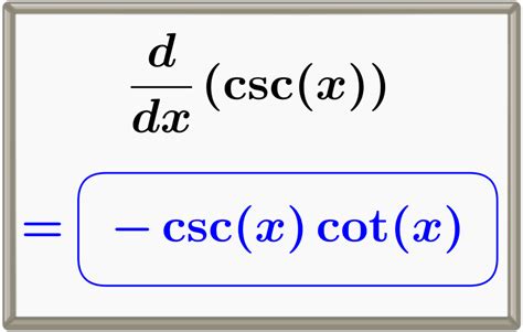 5 Ways Derivative Cscx