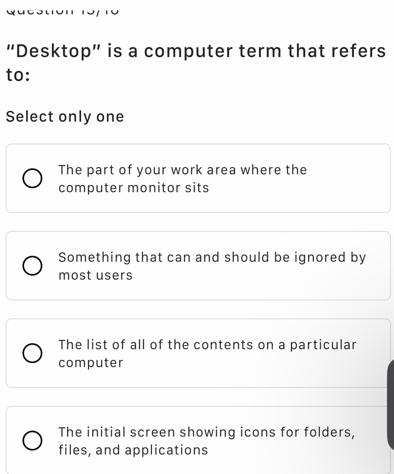 Desktop Computer Term Definition