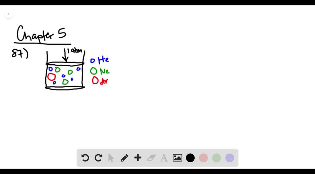 Determine The Partial Pressure Of Each Gas As Shown In This Figure